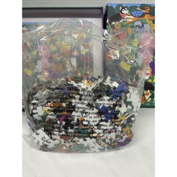 Puzzles-Mudpuppy Doggone Days Jigsaw Puzzle (500 Pieces) Artist Rebecca Jones - Picture 7 of 7